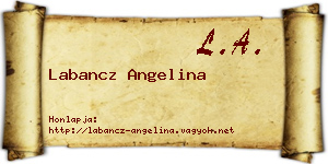 Labancz Angelina névjegykártya